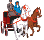 koets en paard zonder zweep