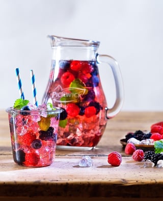 pickwick recept ijsthee cherry blackcurrant