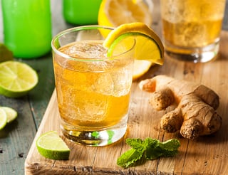 pickwick recept mocktail ginger lemon